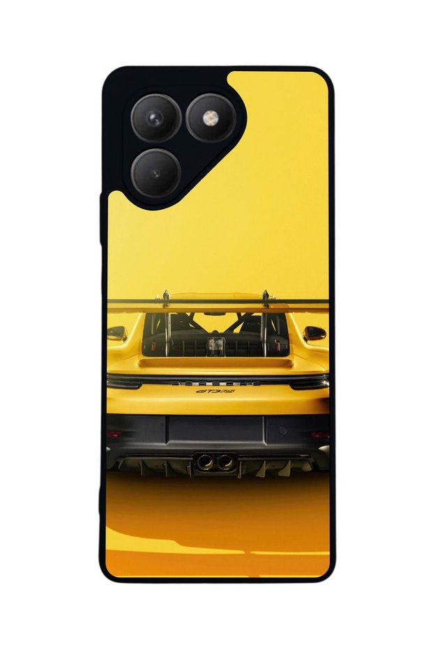 Pova 7 Matte Compatible Black Case – Soft Silicone, Protective, Shock-Absorbing Cover