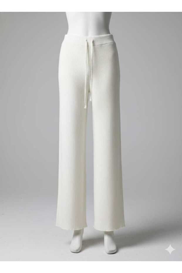 Triko pantolon bağcıklı - 1