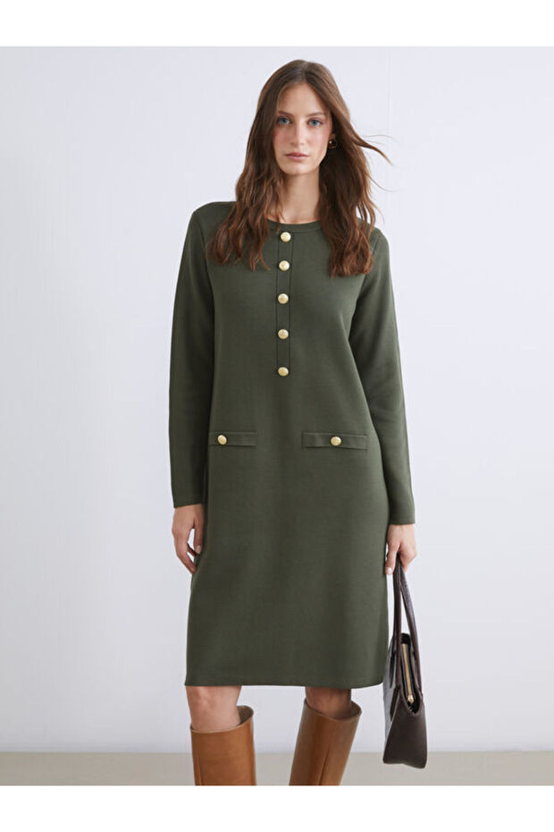 I Zero Roba Yaka Knit Dress from Freezen Store