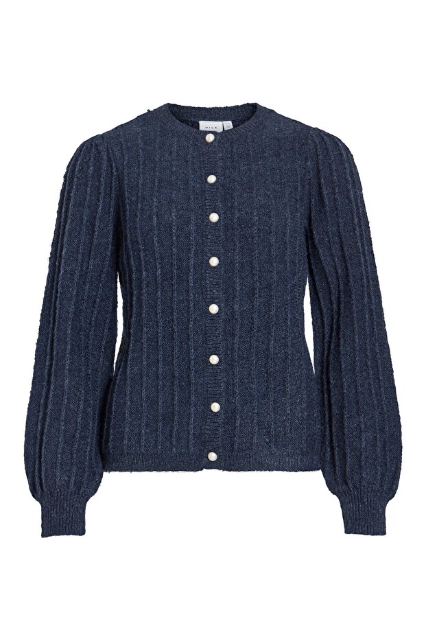 Strickjacke VIHILDE Rundhals - 2
