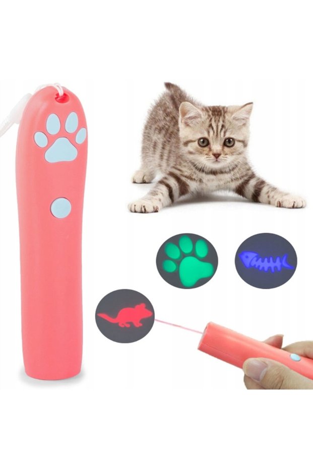 Interactive laser toy for cats