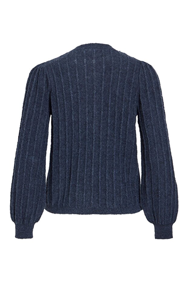Strickjacke VIHILDE Rundhals - 3