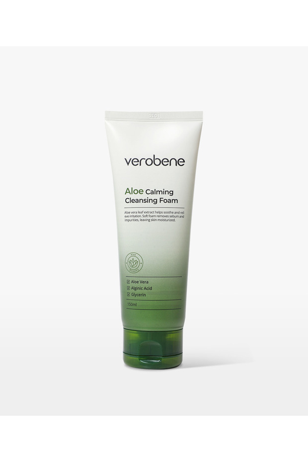 Aloe Calming Cleansing Foam Soothing Cleansing Foam with Aloe Vera 150ml