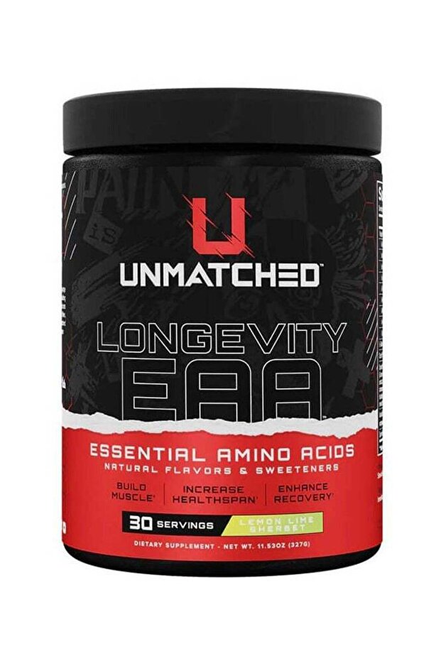 Unmatched Longevity EAA, Lemon Lime Sherbet, 327g