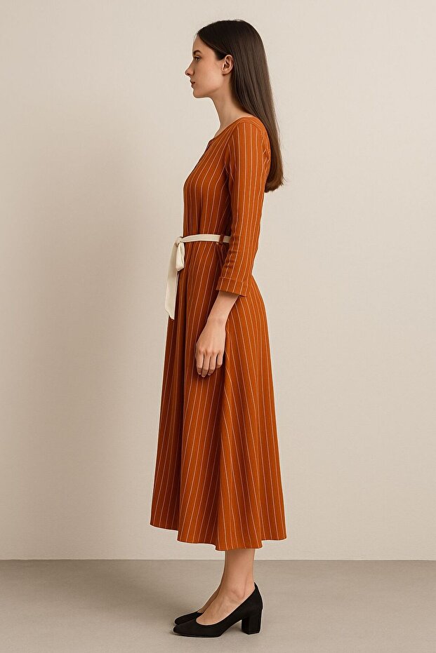 Ριγέ Φόρεμα - 2