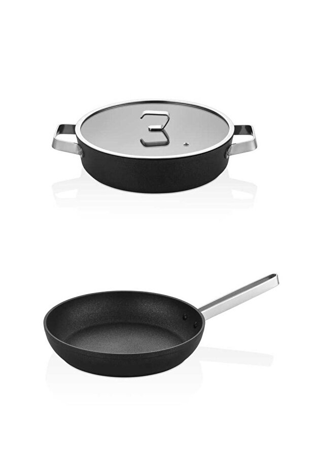 Biogranit 26 cm Karnıyarık | 26 cm Pan | 10 Years Warranty | Induction Based