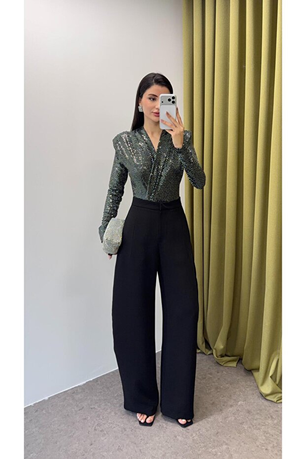 Black Balloon Pants