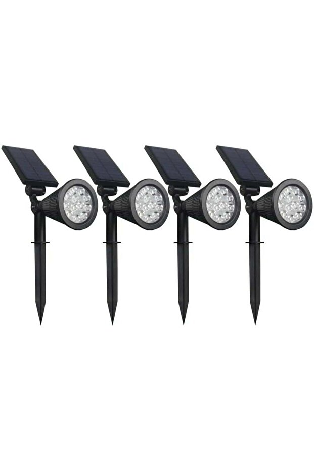 Solar Garden Lights Warm White Pack of 4