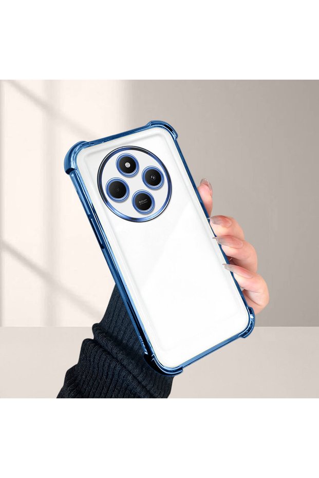 Xiaomi Redmi 14C Compatible Case Anti-Drop Coating Transparent Silicone Phone Case