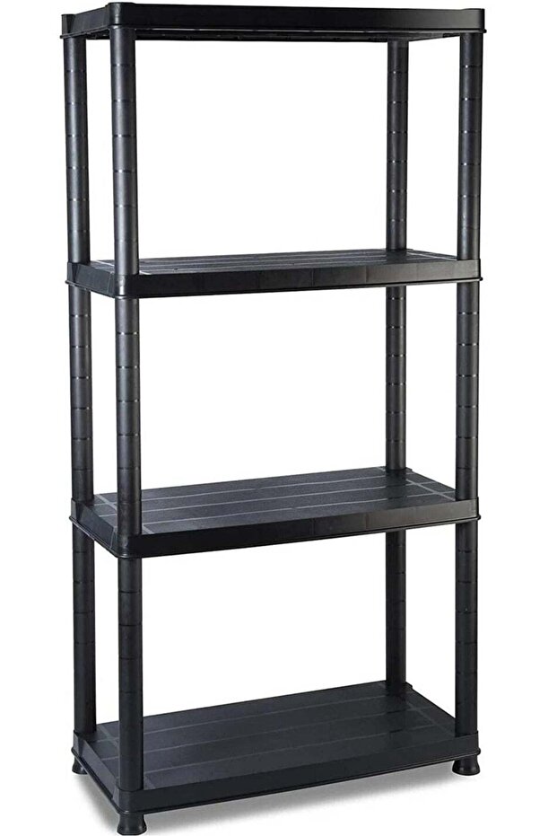 Plastic Shelving Unit - Black - 1