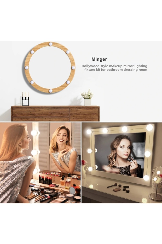 طقم إضاءة مرآة المكياج - 3