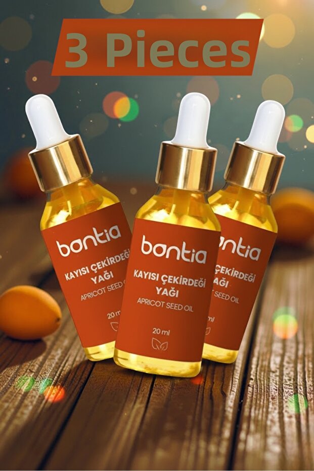 Apricot Kernel Oil Winter Offer Set 3X20 ml – 100% Pure Cold Pressed Anti-Aging Skin Care