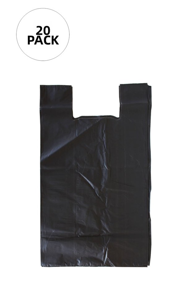 Black Hırır Athlete Bag Mini Size 22x31 cm 20 Pack Takriben 10,000 Pieces