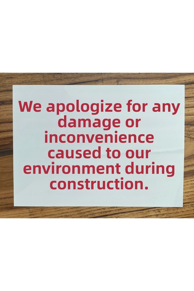 Construction Work Safety and Health Warning Signs