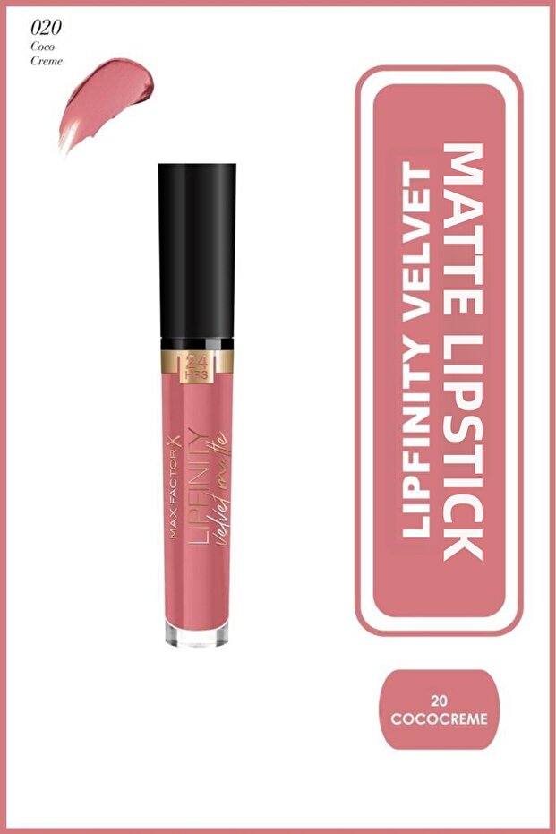 LIPFINITY VELVET MATTE RUJ 20 COCOCREME - 1