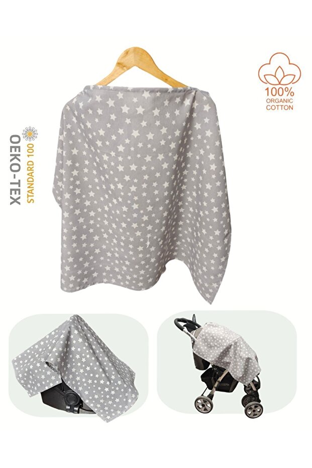 Underwire stars model 100x80 cm nursing apron nursing cover functional