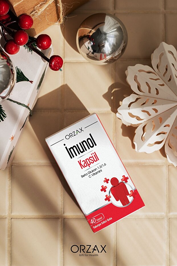 Imunol 40 Capsules Containing Beta Glucan 1,3/1,6 and Vitamin C - 5