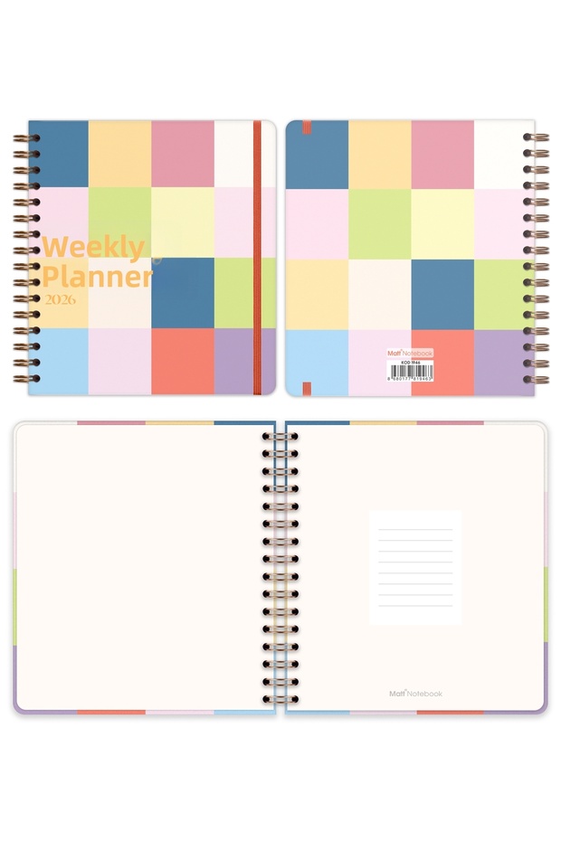 2026 Weekly Square Planner - 12 Months - 5