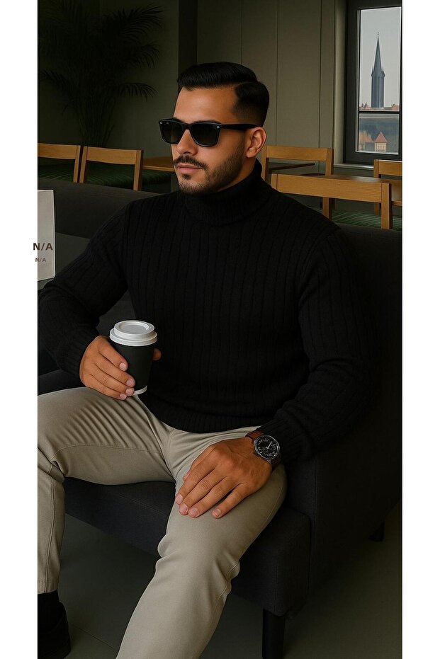Turtleneck Knitwear Sweater