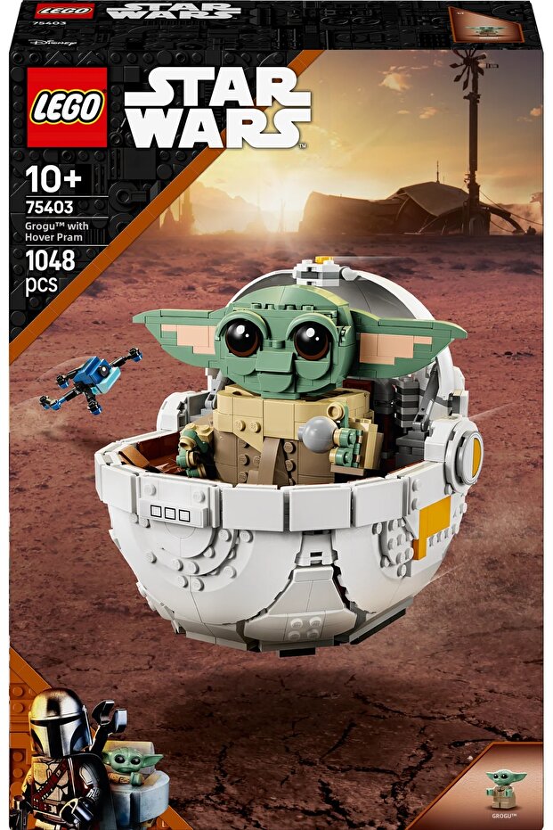 ® Star Wars: The Mandalorian™ Grogu™ مع عربة أطفال قابلة للبناء، رقم 75403 - 3
