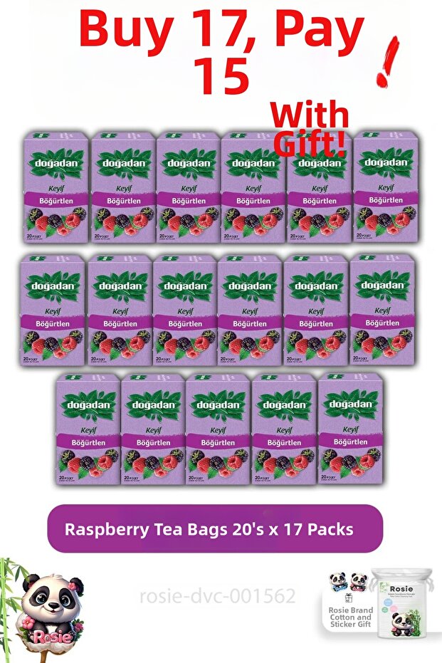 Buy 17 Get 15 Blackberry Mixed Fruit Tea and Rosie