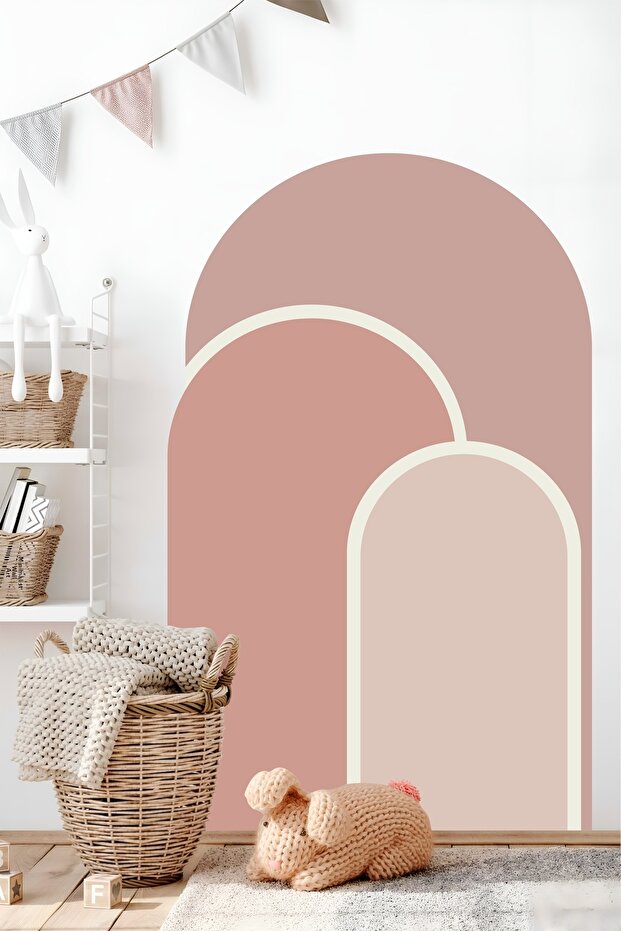 Boho Arch Wall Sticker - Living Room Kids Room Bohemian Wall Sticker