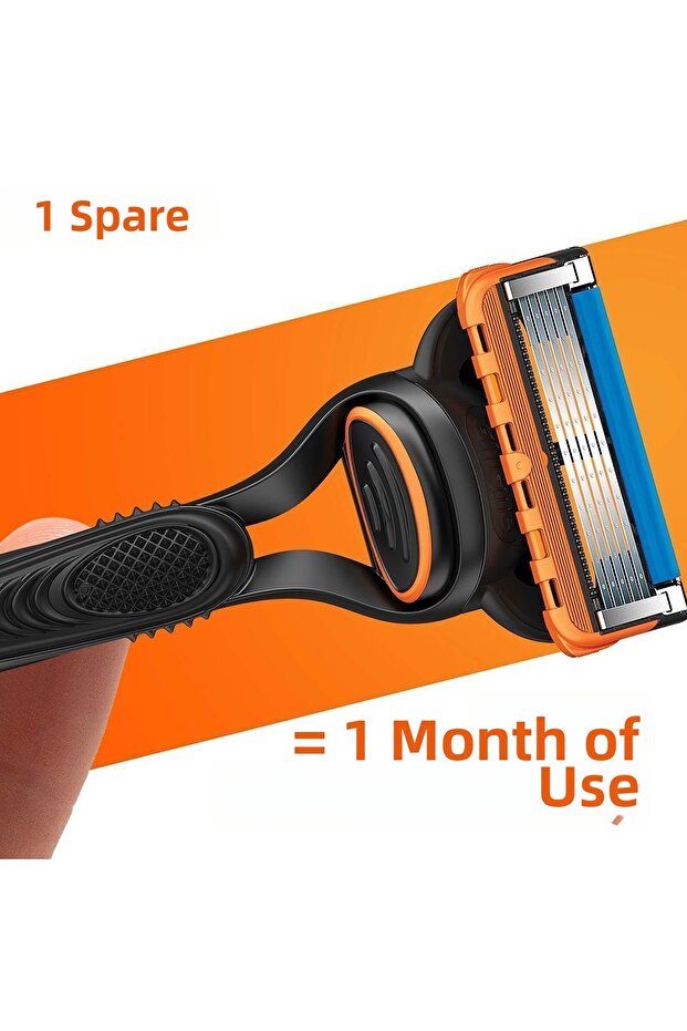 مجموعة شفرات الحلاقة البديلة Fusion Advantage، مكونة من 8 قطع - 5