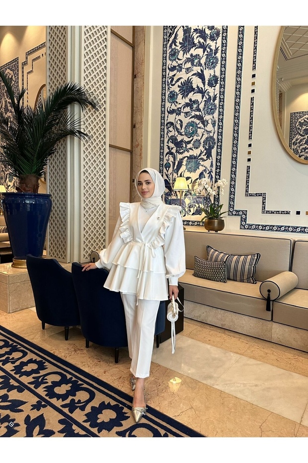 White Roza Double Set - 5