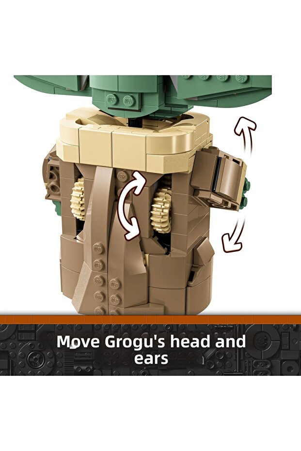 ® Star Wars: The Mandalorian™ Grogu™ مع عربة أطفال قابلة للبناء، رقم 75403 - 6