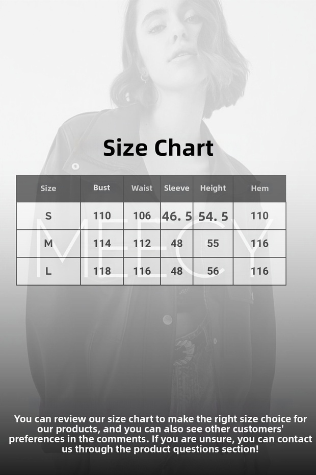 سترة جلدية كبيرة الحجم - تفاصيل جانبية - 5