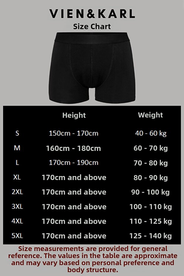 Patterned Plain Mixed Men's 9-Pack Cotton Boxers - 2