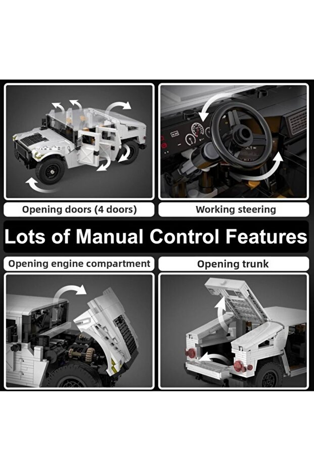 مجموعة بناء سيارة هامر الرياضية متعددة الاستخدامات - 2