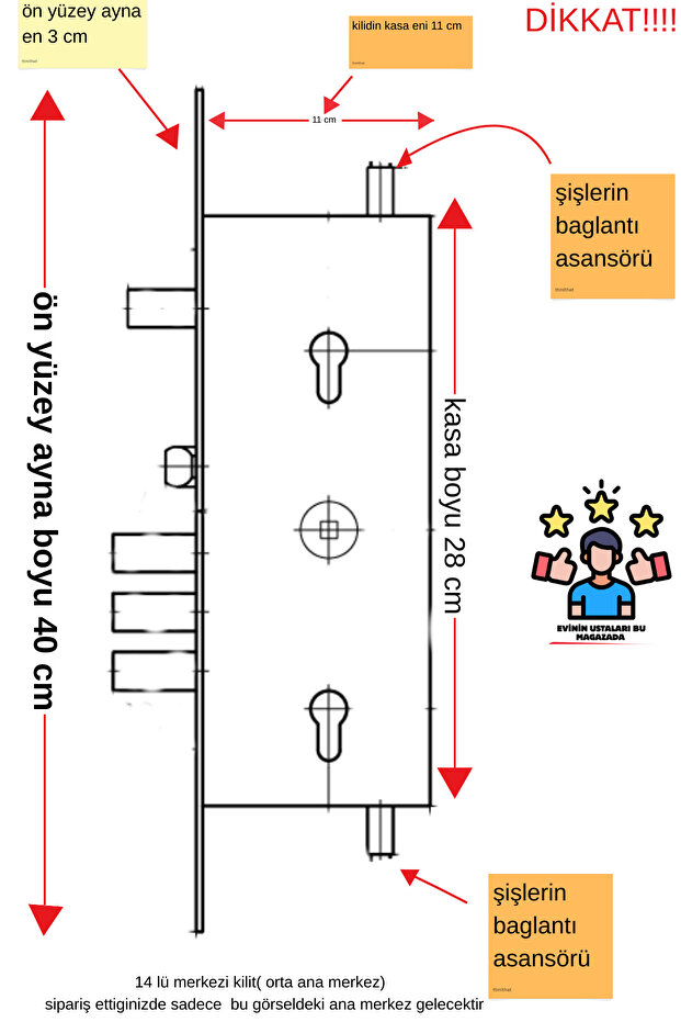 Falez Çelik kapı orta gövde barelsiz - 3