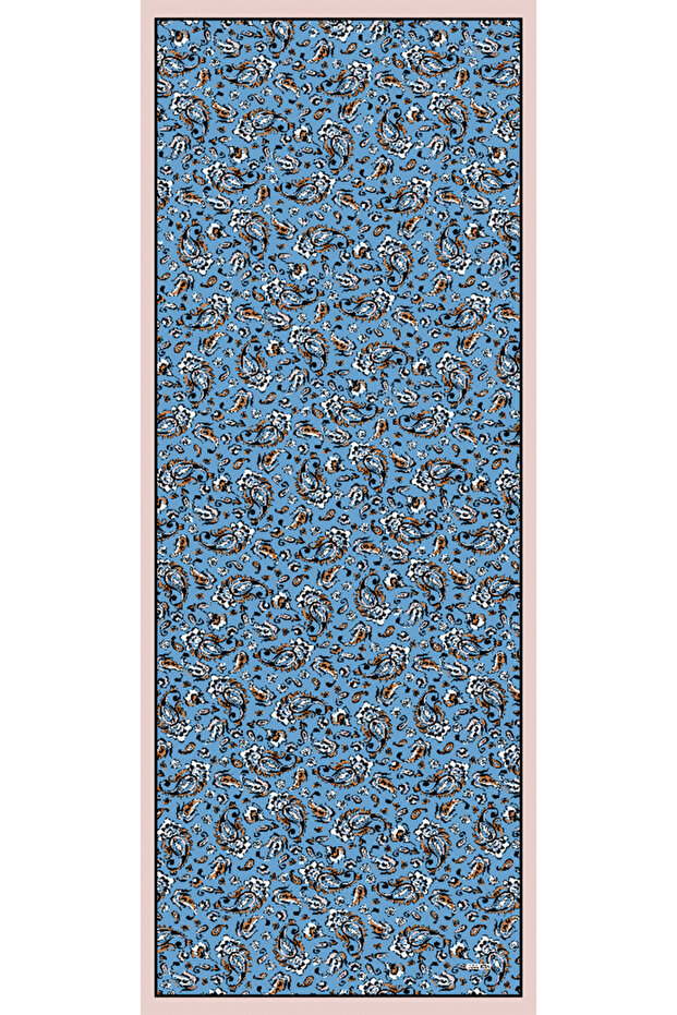 شال مودال أزرق فاتح مقاس 70×200