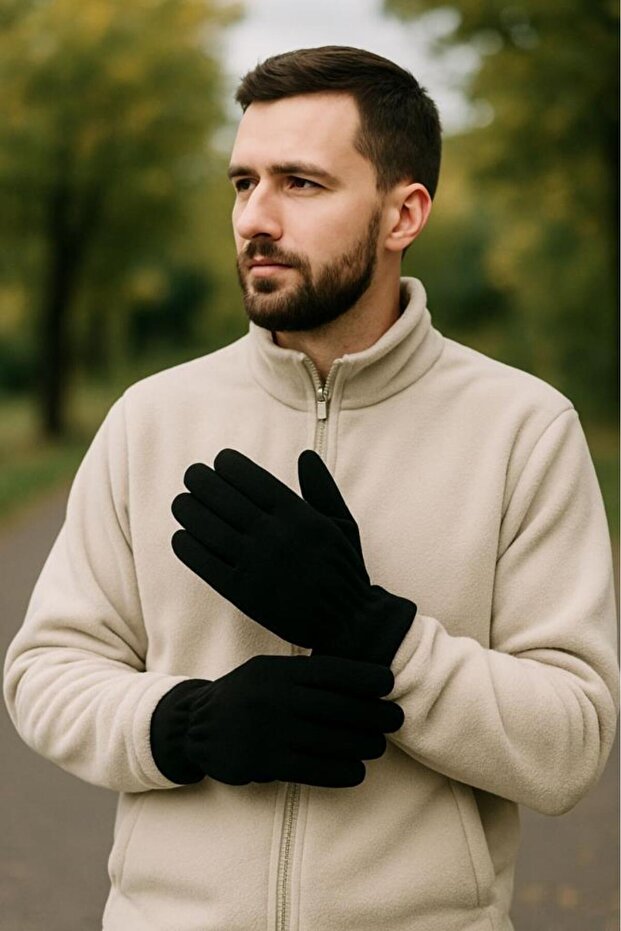 Termal Kışlık Polar Eldiven - 1