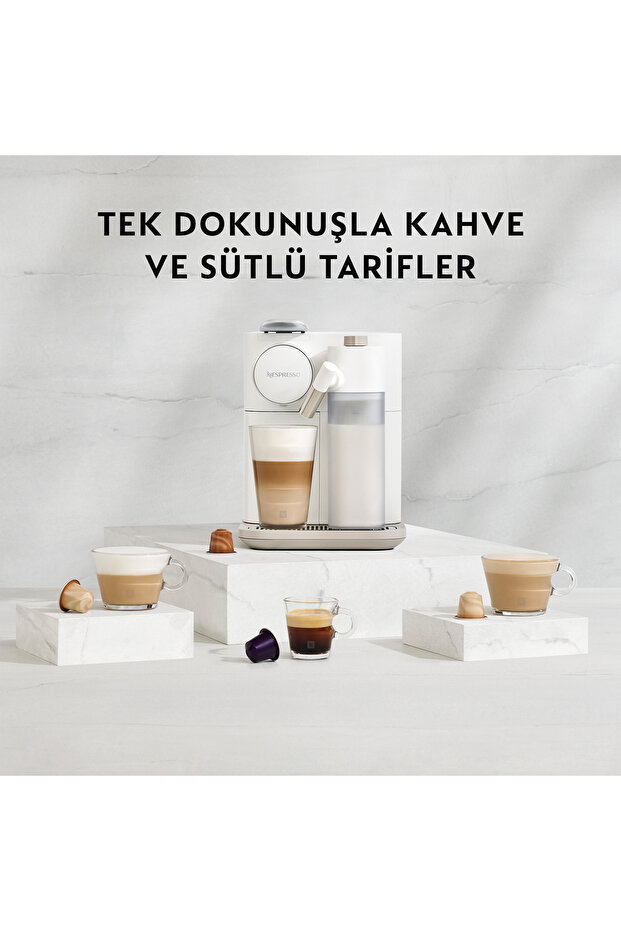 F541 Gran Latissima Süt Çözümlü Kahve Makinesi,Beyaz - 6