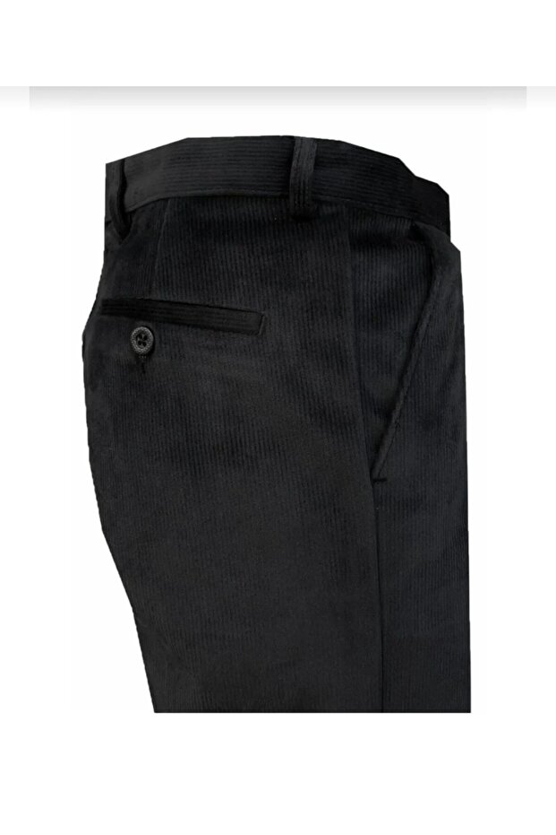 Men's Texture Soft Velvet Trousers