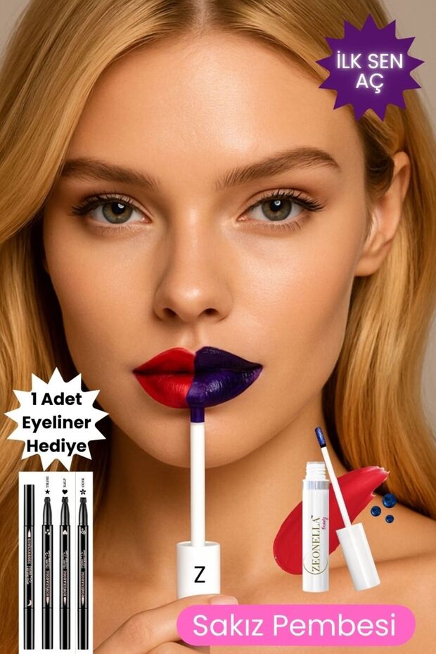 Peel Off Lipstick Gum Pink Lasting Lip Tattoo