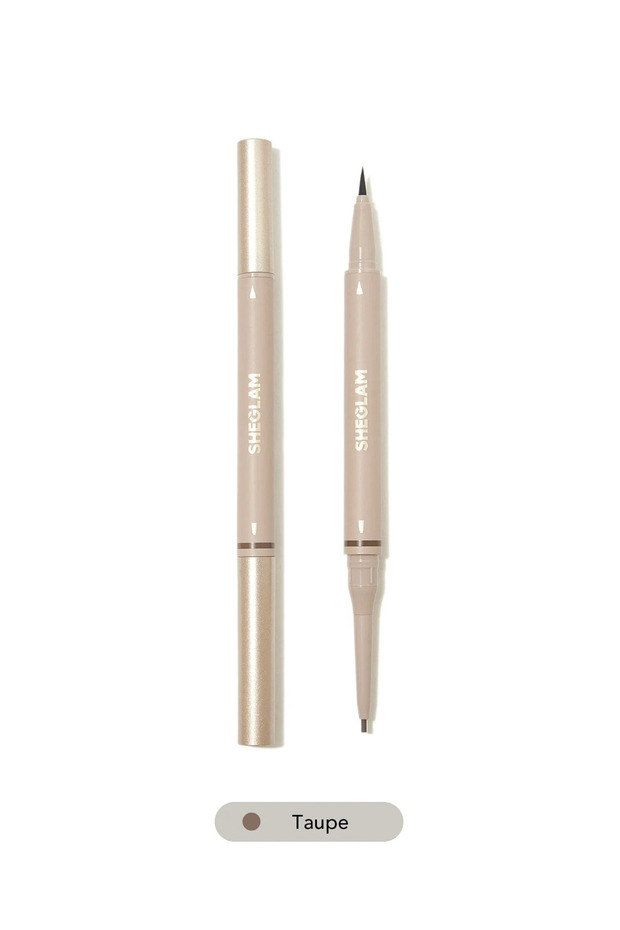قلم تحديد الحواجب 2 في 1 من براوز أون ديماند - لون بني فاتح - 1