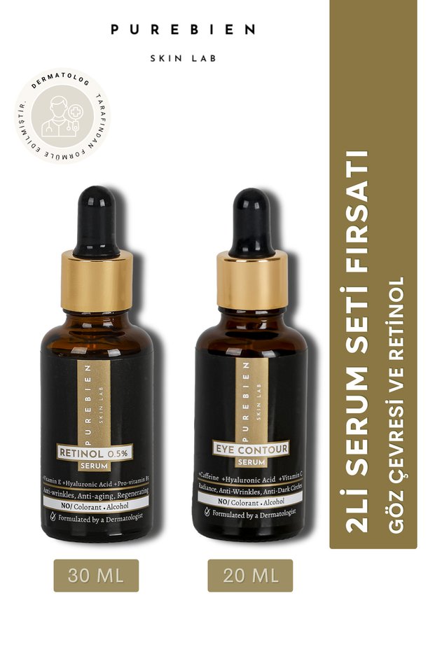 Retinol Serum + Eye Contour Serum Set