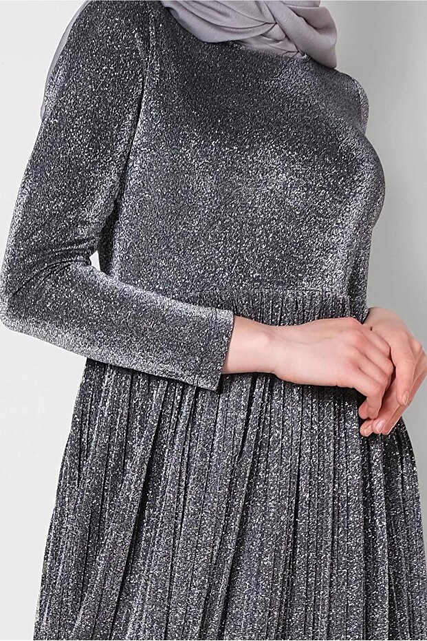 PİLİSELİ SİMLİ ELBİSE 4126 - 4