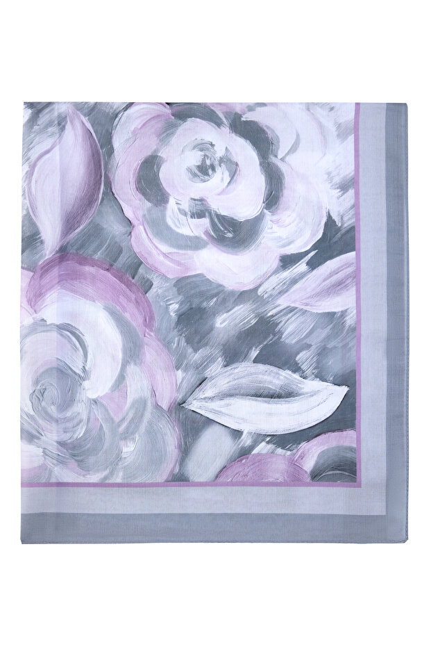 سلسلة شالات قماشية منقوشة من القطن الناعم - 3