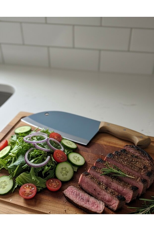 ALMAZAN ŞEF BIÇAK SATIR USTA BIÇAK PASLANMAZ - 5