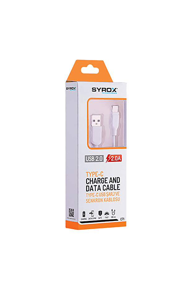Type-c Data Kablo 2.0a / 1,2m Kablo C71 - 2