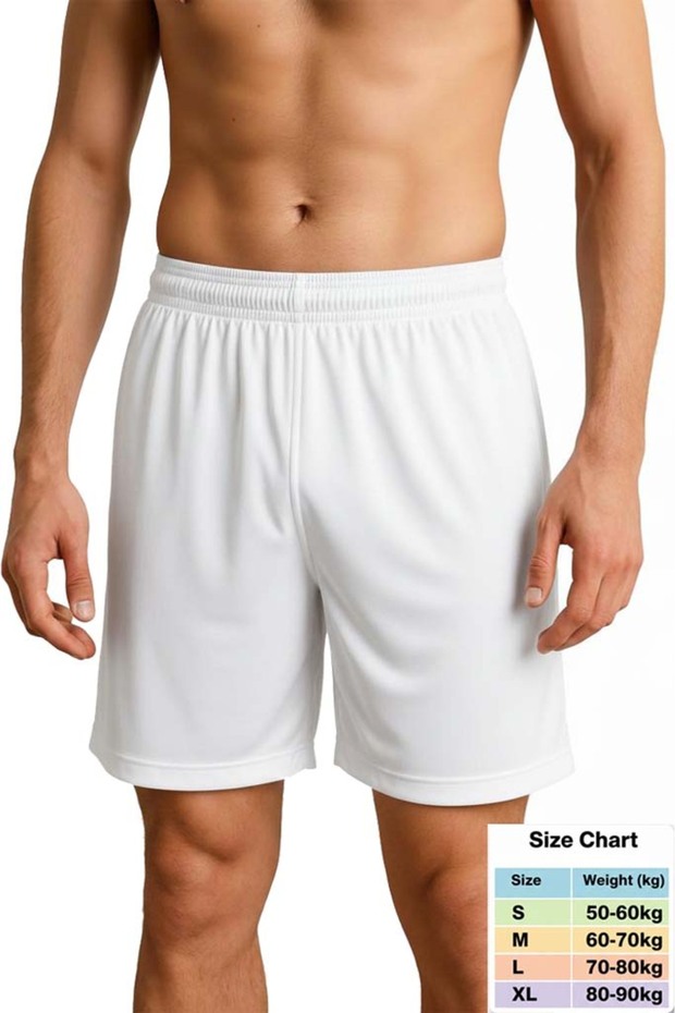 Forma Şortu Futbol Şortu Halısaha Şortu Bağcıklı Astarlı Spor Şort - 1