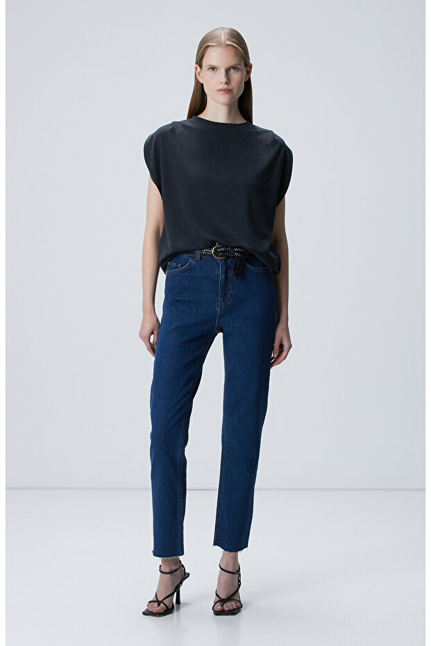 İndigo Denim Pantolon - 2