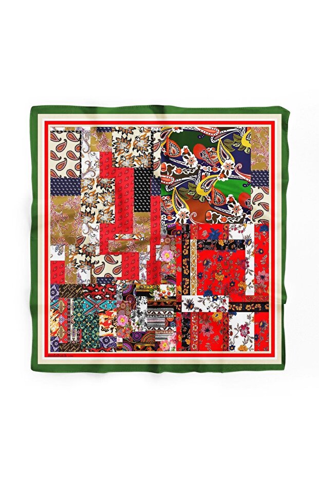 F71 PATCHWORK FOLKLORIK BANDANA DG11988 - 2