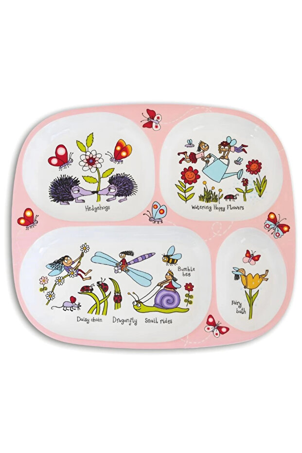 Mini Compartment Plate for Babies Secret Garden