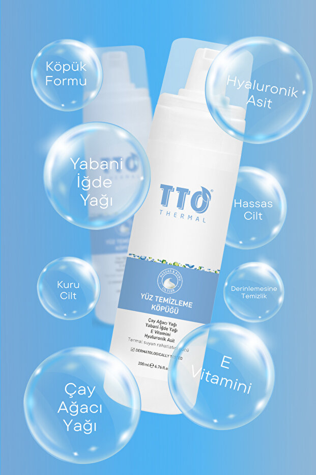 Yüz Temizleme Köpüğü 200 ml Derin Gozenek Temizligi (çay Ağacı Yağı / Tea Tree Oil ) - 3