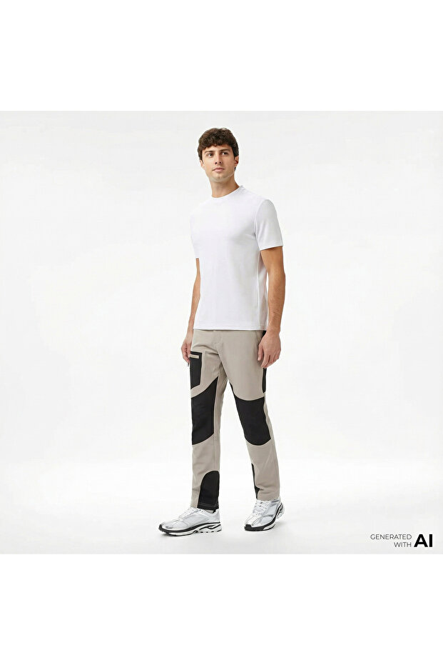 Passcode Erkek Krem Günlük Pantolon - 1